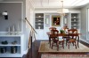 Custom Condo - remodel, renovation, dining room, custom built-ins, ceiling treatment