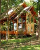 Timber Framing Examples - exterior, timbers, glass, belmont abbey college, north carolina, st joseph adoration chapel, chapel