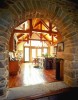 Timber Framing Examples - kitchen, addition, timbers, stone, maryland, hammerbeam