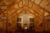 Timber Framing Examples - dining room, timbers, virginia, the river company