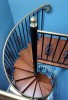 Historic Addition and Renovation - stair, spiral