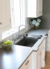 Soothing Gray & White Kitchen