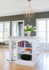 Soothing Gray & White Kitchen