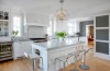 Soothing Gray & White Kitchen
