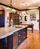 Examples of Work - kitchen, custom home, island, granite, custom cabinets
