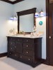 Examples of Work - cabinets, bathroom, sink, custom home