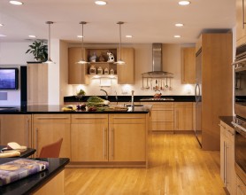Kitchen Remodel - renovation,remodel,kitchen,cabinets,maple,range,hood,granite