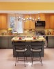 Kitchen Remodel - remodel, renovation, kitchen, cabinets, island, stove, provence, pot rack