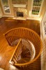 Custom Home - renovation, family room, spiral stair