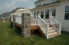 TimberTech Deck - stone columns