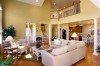 Lauder Model Home - new home, living room, family room, great room, active-adult, townhome, active-adult townhome, legacy at morgan hill,