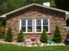 Siding and stone