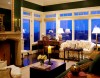 French Country Style Manor - new home, living room, fireplace, oregon, lake oswego, windows, construction, house, french  manor, country