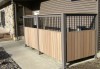 Custom Privacy Fence - new timbertech fence