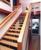 Stairs - custom home, contemporary stair