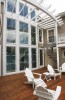Decks & Deck Rails - exterior, wood deck, spiral stair