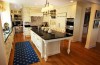 Custom Homes - kitchen, cabinets, custom home, island