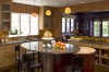 Kitchen Remodel - oakland, custom table, pendant lights, caesarstone, colors
