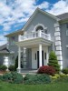 Colonial Style Portico Monrovia - remodel, renovation, exterior, portico, colonial portico, flat roof