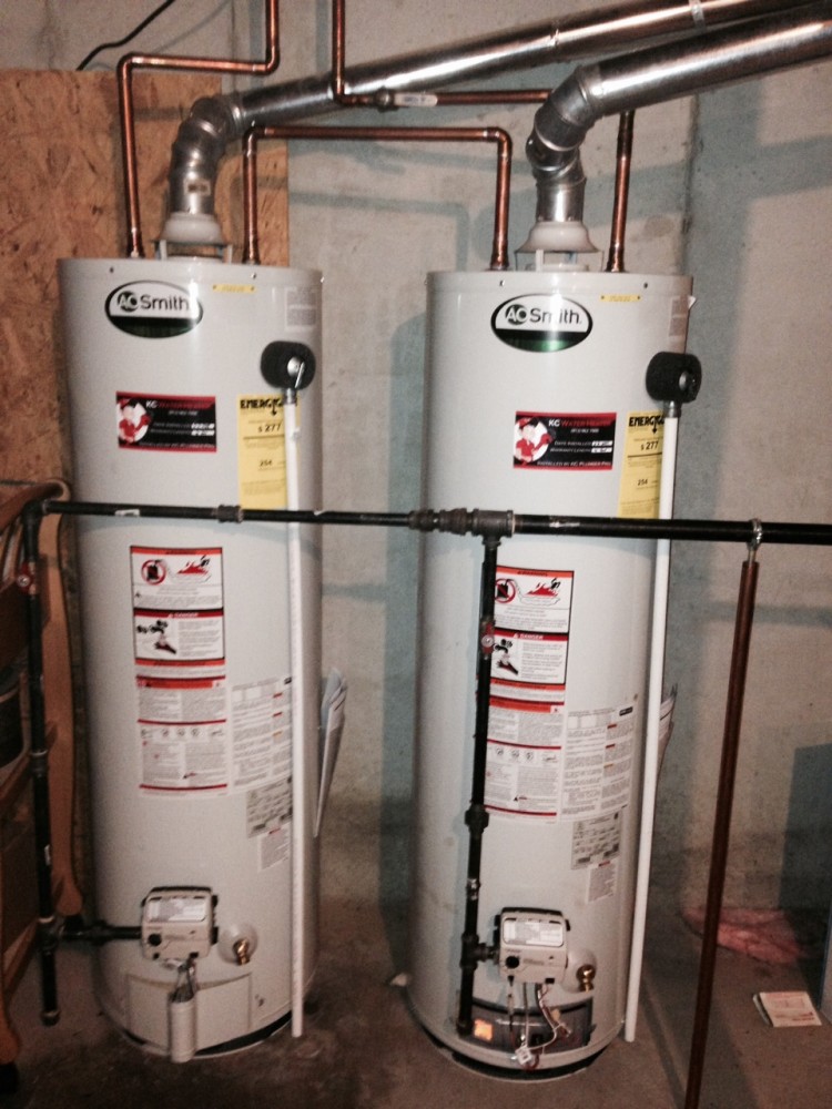 Photo By KC Water Heaters. Multiple Water Heaters