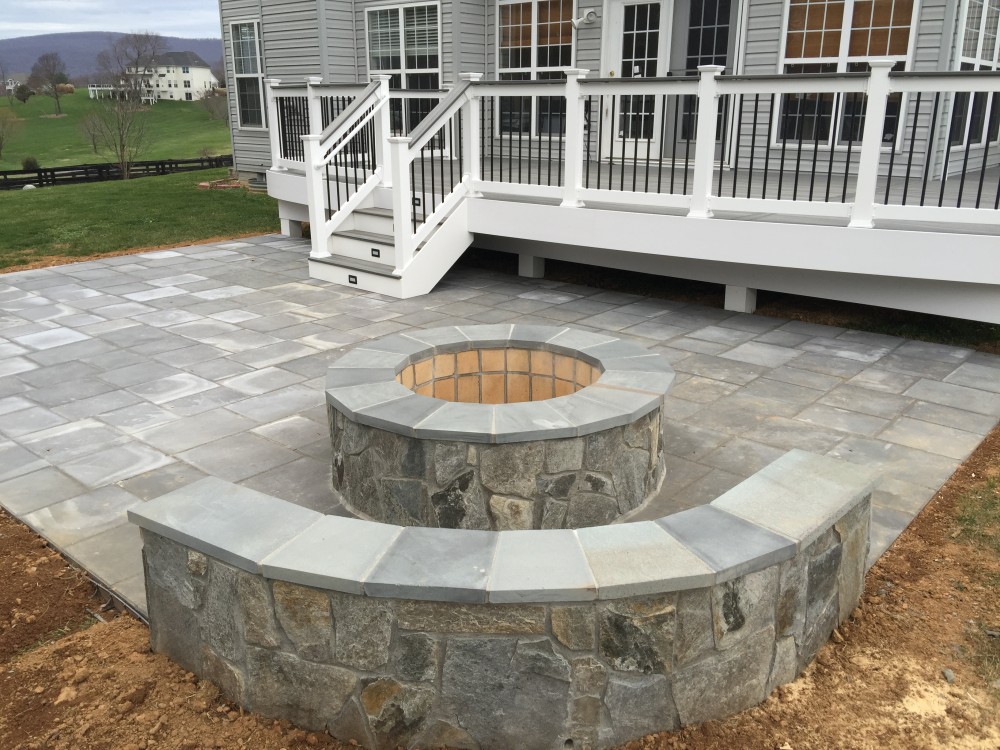 Photo By American Exteriors & Masonry. Deck, Patio, And Fire Pit In Purcellville, VA