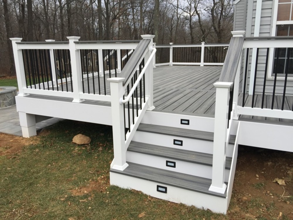 Photo By American Exteriors & Masonry. Deck, Patio, And Fire Pit In Purcellville, VA