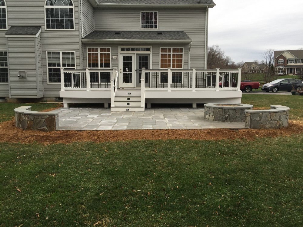 Photo By American Exteriors & Masonry. Deck, Patio, And Fire Pit In Purcellville, VA