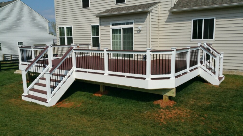 Photo By American Exteriors & Masonry.  Trex Deck In Leesburg, VA