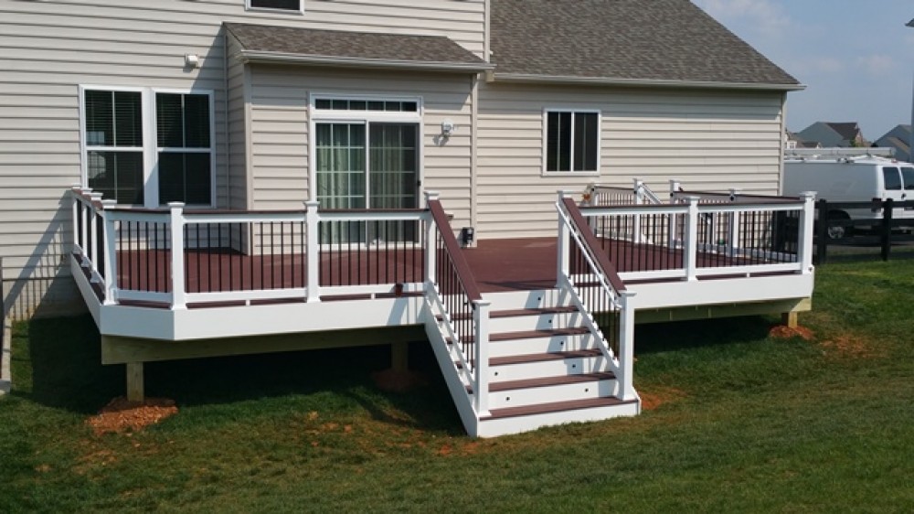 Photo By American Exteriors & Masonry.  Trex Deck In Leesburg, VA