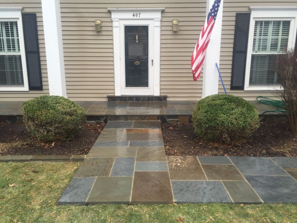 Photo By American Exteriors & Masonry. Flagstone Walkway In Vienna, VA