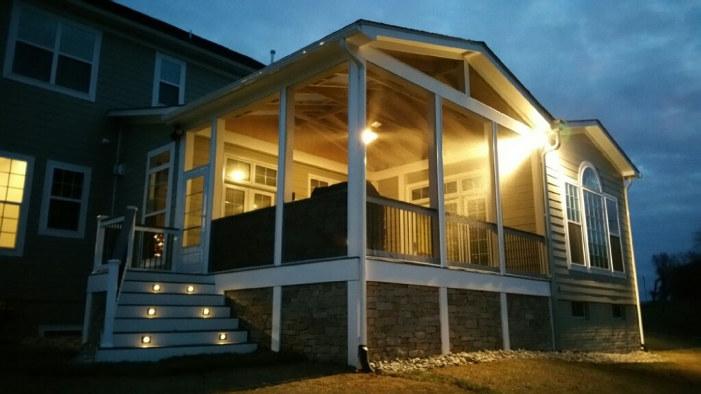 Photo By American Exteriors & Masonry. Screened Room In Purcellville, VA.