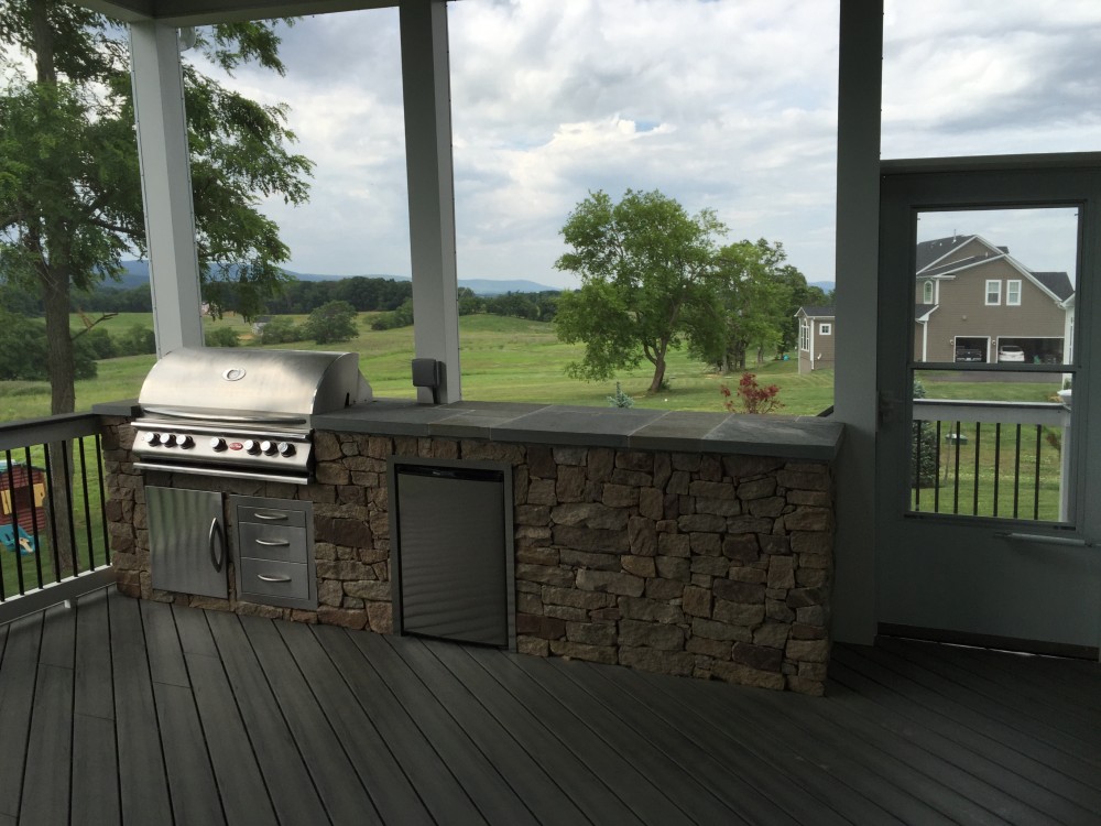 Photo By American Exteriors & Masonry. Screened Room In Purcellville, VA.