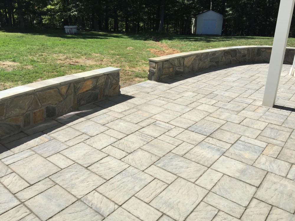 Photo By American Exteriors & Masonry. Deck, Screened Room, And Paver Patio In Round Hill, VA