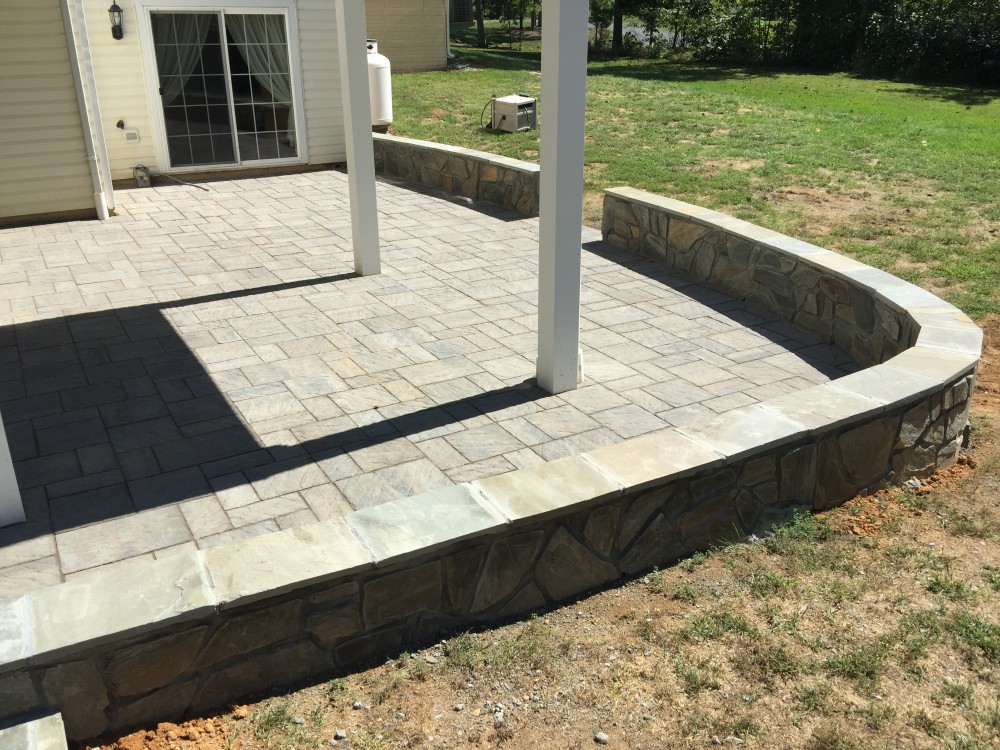 Photo By American Exteriors & Masonry. Deck, Screened Room, And Paver Patio In Round Hill, VA