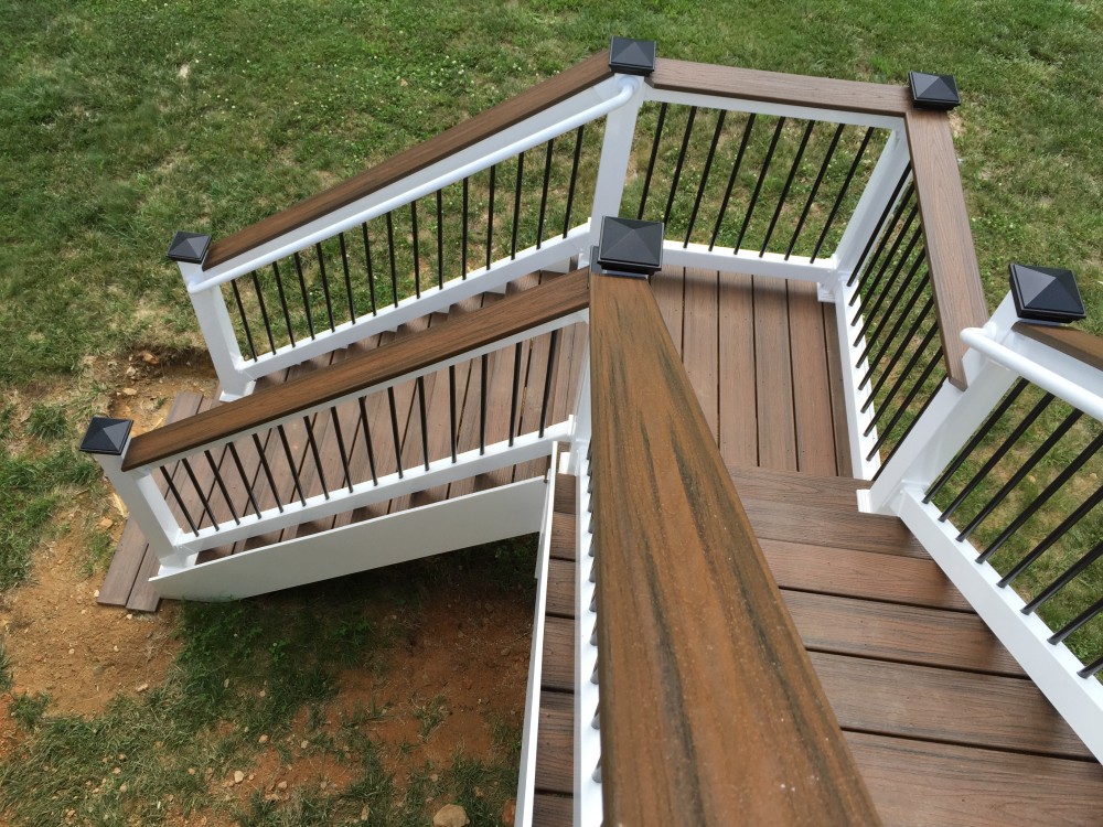 Photo By American Exteriors & Masonry. Deck, Screened Room, And Paver Patio In Round Hill, VA