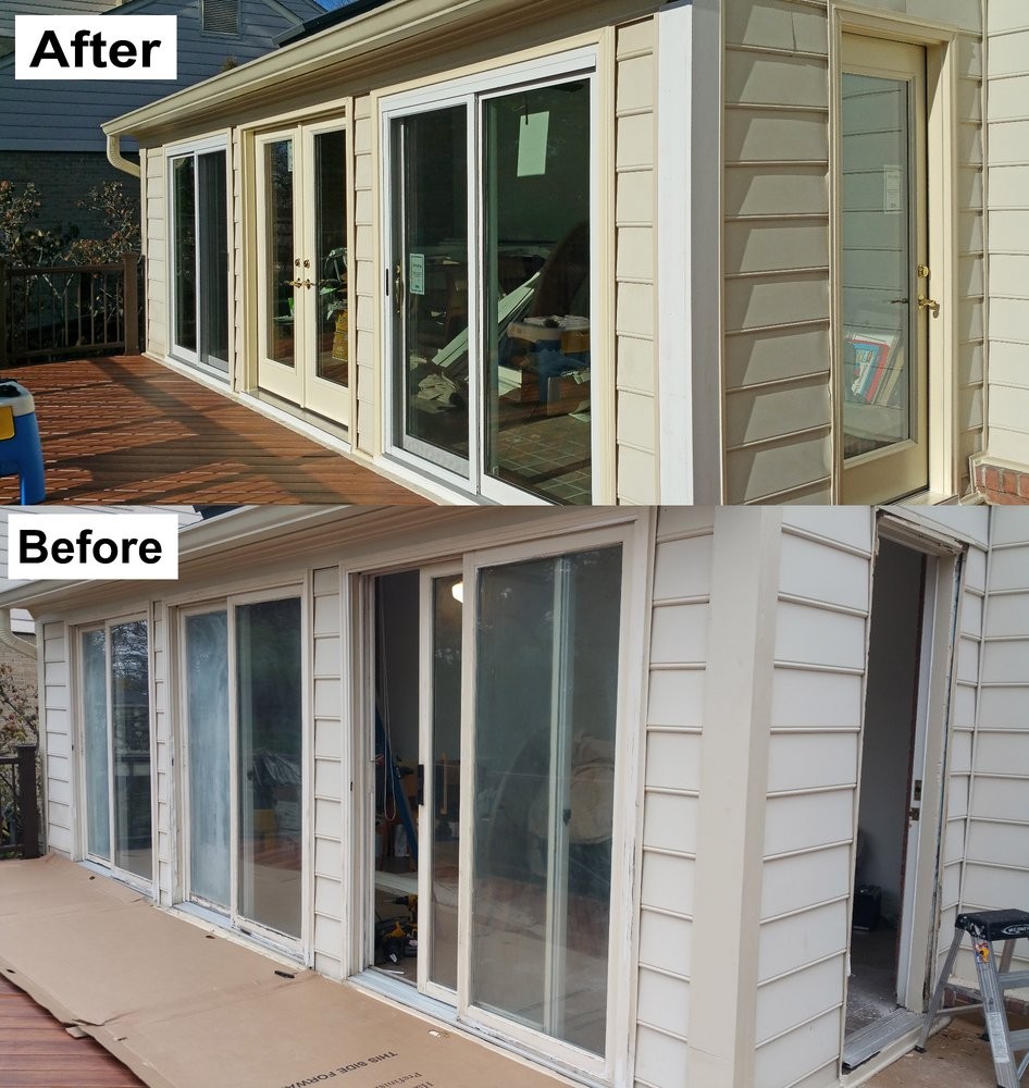 Photo By Crystal Exteriors LLC. ProVia Doors And Structural Repair