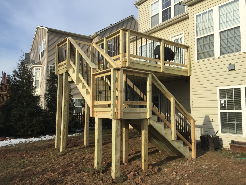 Photo By American Exteriors & Masonry. Wood Deck In Leesburg, VA