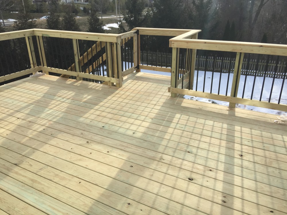 Photo By American Exteriors & Masonry. Wood Deck In Leesburg, VA