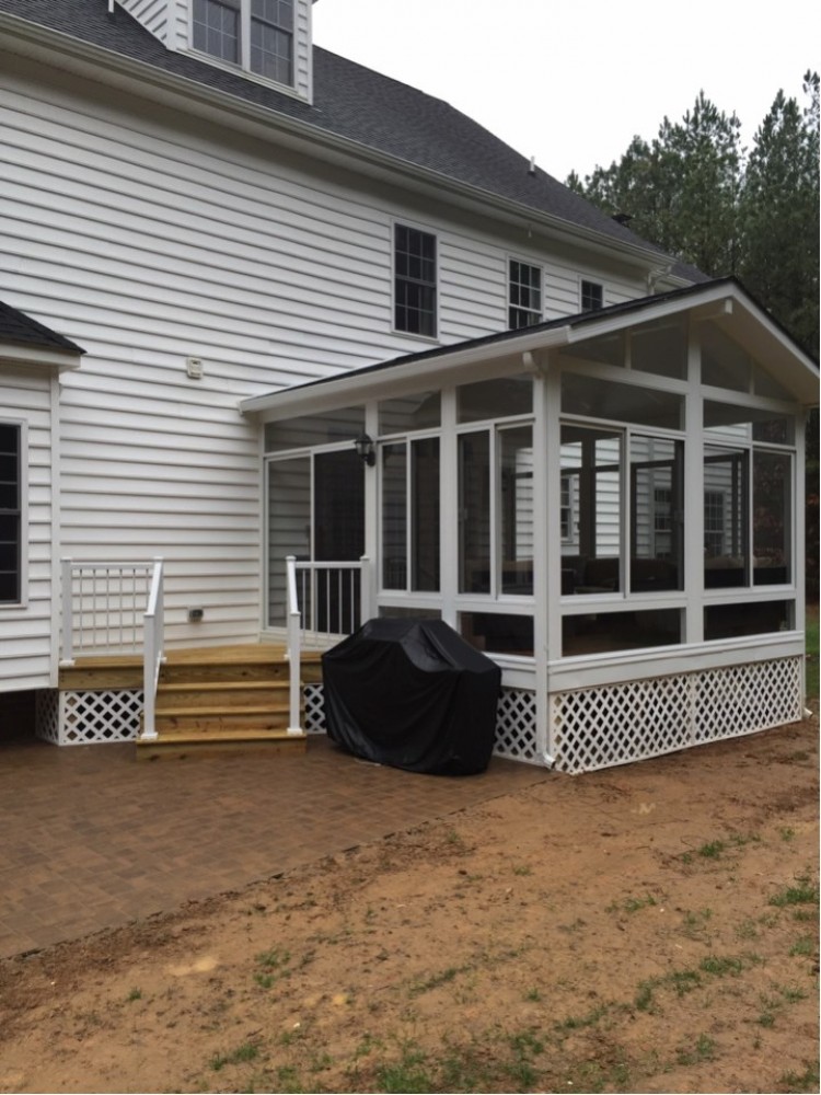 Photo By Paragon Construction Company. Betterliving 3 Season 14x14 Sunroom