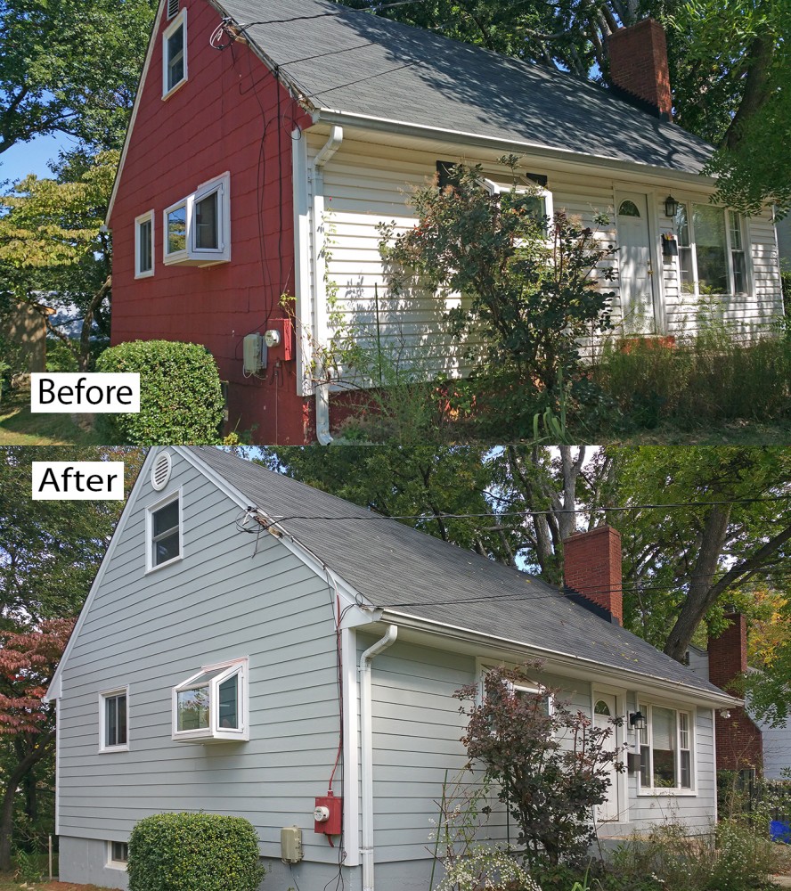 Photo By Crystal Exteriors LLC. Hardie Plank CedarMill Fiber Cement Siding