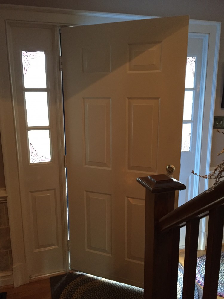 Photo By Paragon Construction Company. ProVia Entry Door, Sidelights & Storm Door