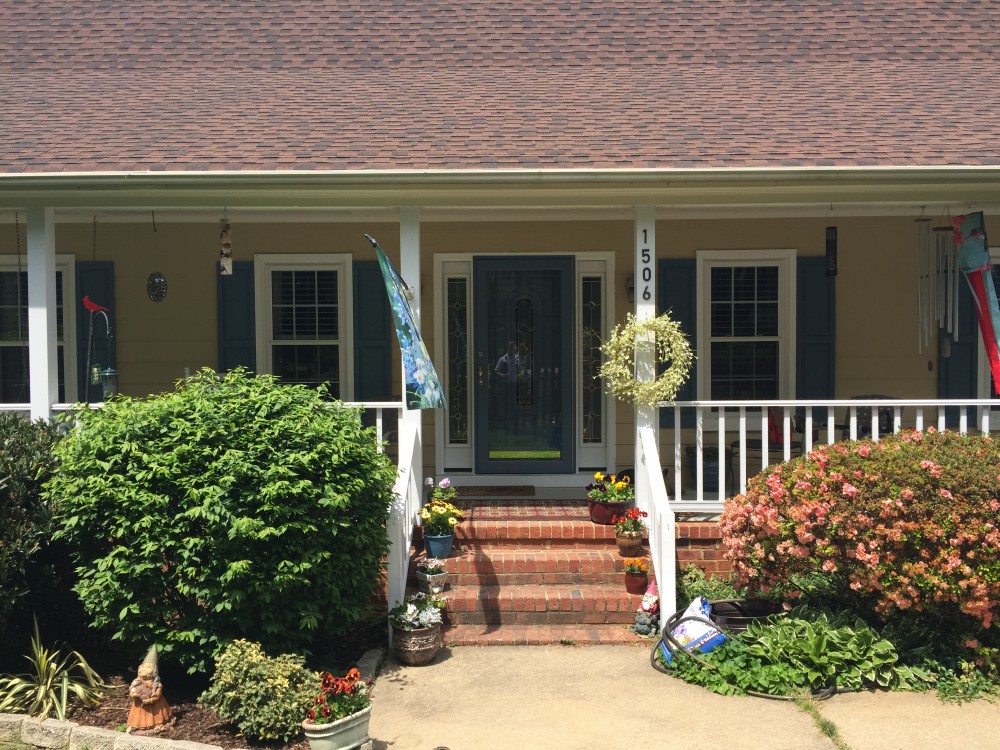 Photo By Paragon Construction Company. ProVia Entry Door, Sidelights & Storm Door