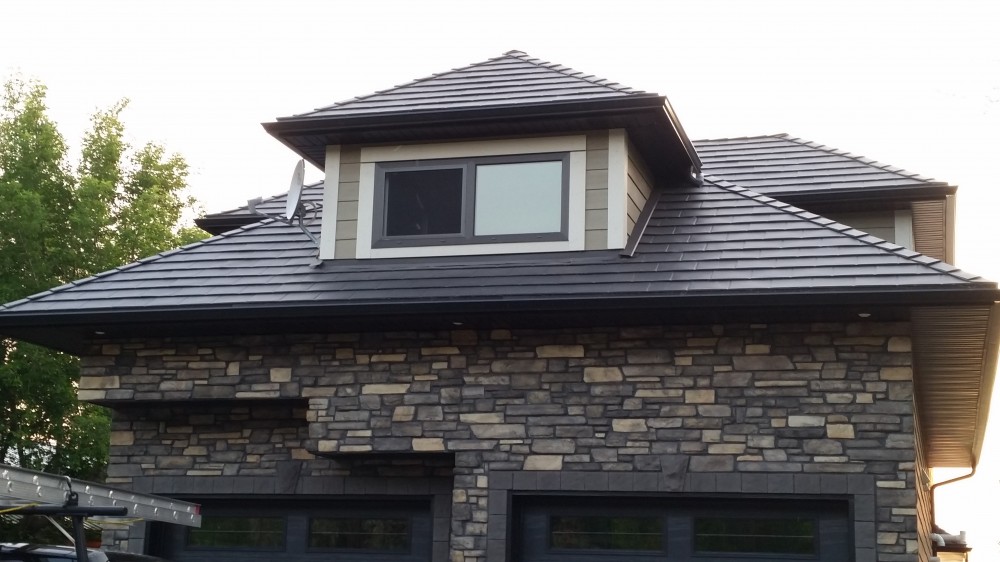 Photo By Renoteck Roofing. Iron Stone Slate