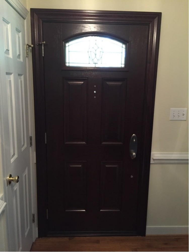 Photo By Paragon Construction Company. ProVia Legacy Entry Door Installation