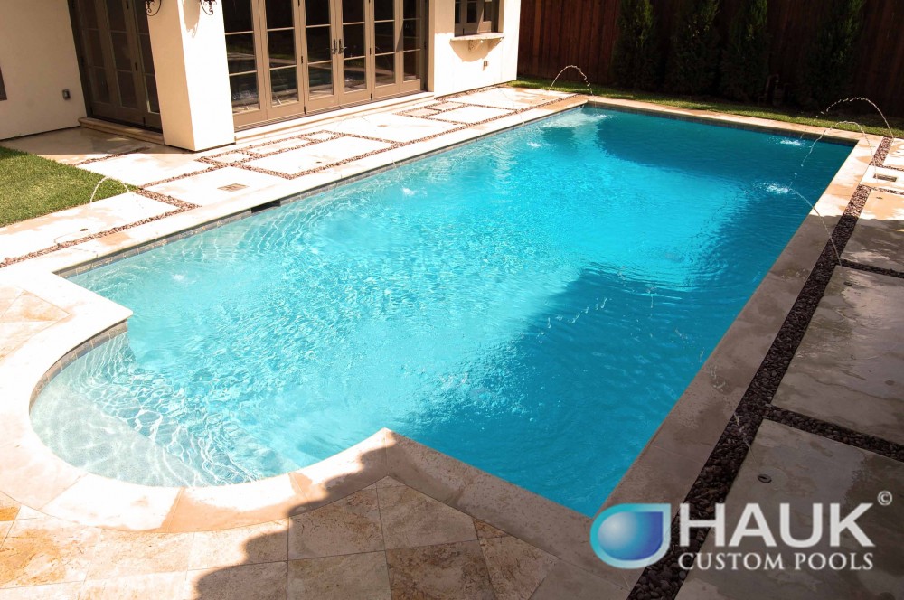 Photo By Hauk Custom Pools, LLC. Hauk Custom Pools Formal Geometric Designs