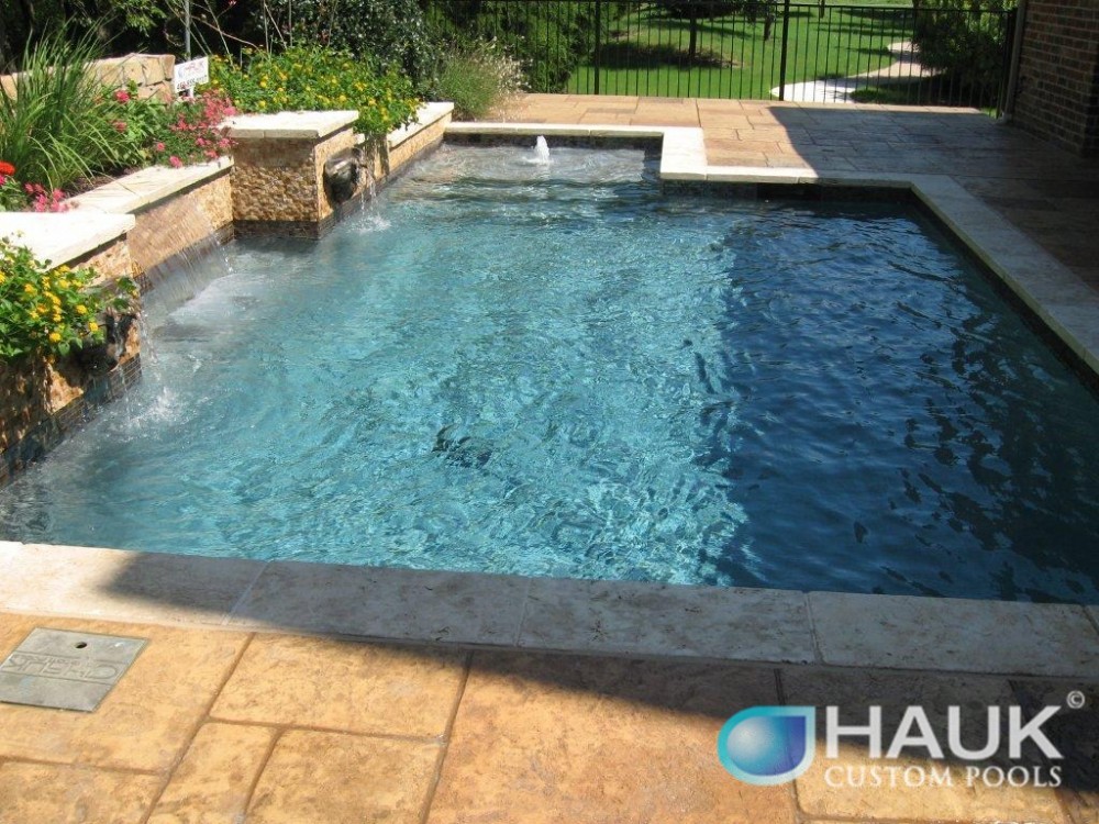 Photo By Hauk Custom Pools, LLC. Hauk Custom Pools Formal Geometric Designs