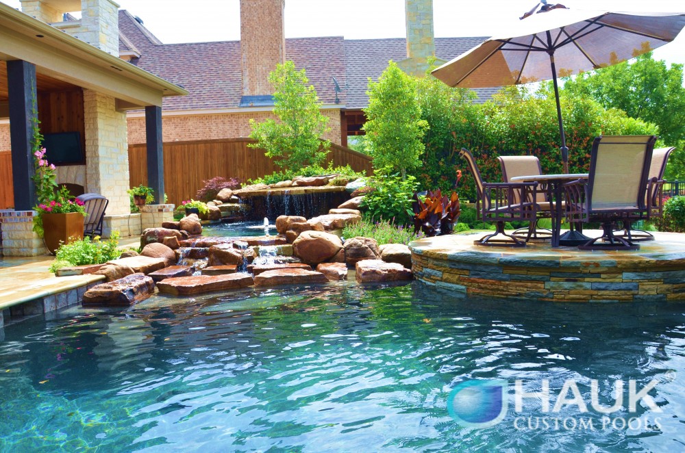 Photo By Hauk Custom Pools, LLC. Hauk Custom Pools Formal Geometric Designs