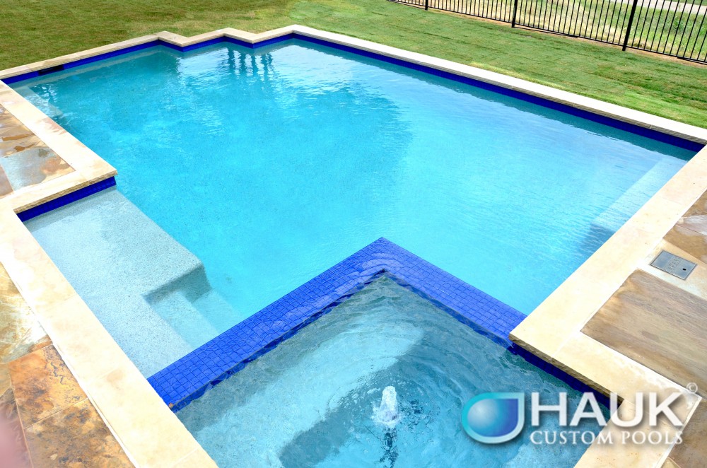 Photo By Hauk Custom Pools, LLC. Hauk Custom Pools Formal Geometric Designs