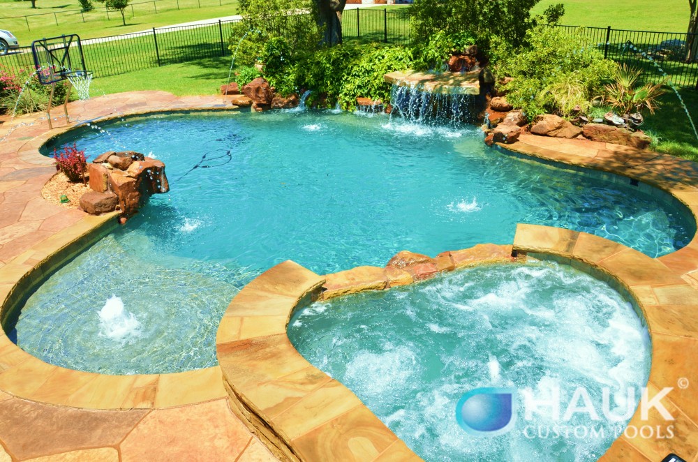 Photo By Hauk Custom Pools, LLC. Hauk Custom Pools Formal Geometric Designs