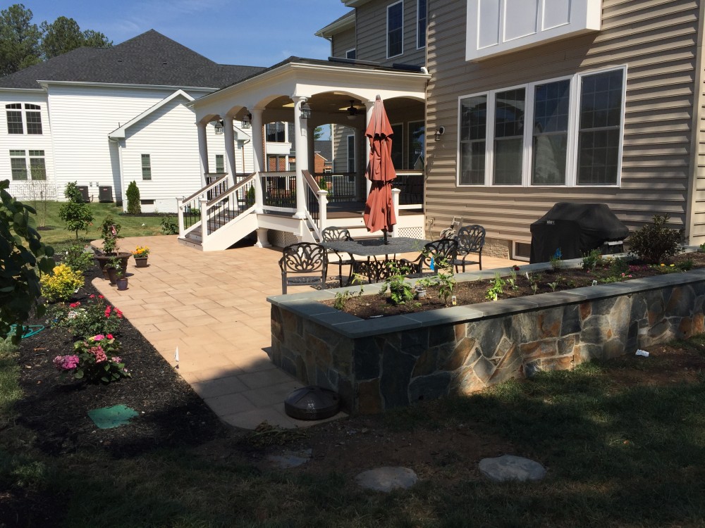 Photo By American Exteriors & Masonry. Porch And Patio In Chantilly, VA.